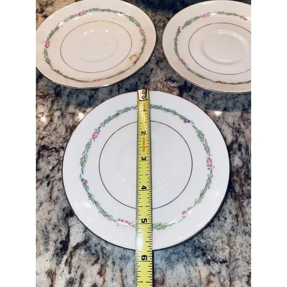 20 Theodore Haviland China New York Garden Flower Dinner Plates Lot Set Vintage